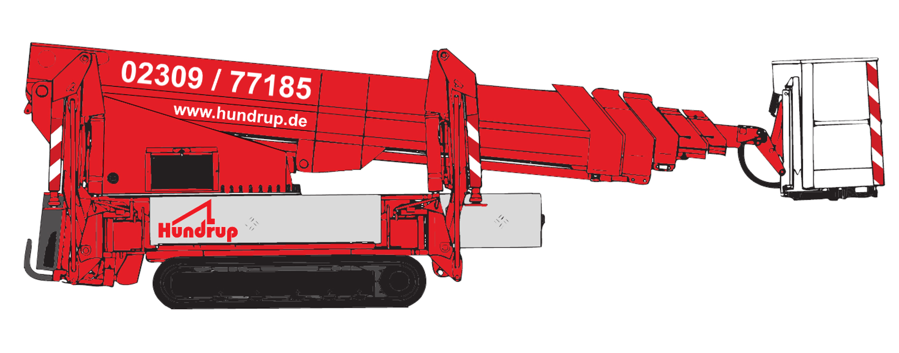 Die Gummikettenbuehne TR-300 für Ihre individuellen Einsatzzwecke